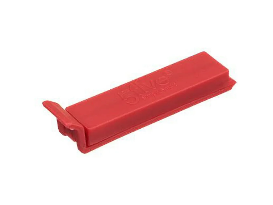 Lot de 25 Pinces à Fermeture "Hermétique" 10cm Gris & Rouge