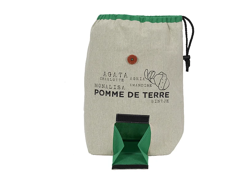 Sac Distributeur Pomme De Terre 27x12x42cm Beige