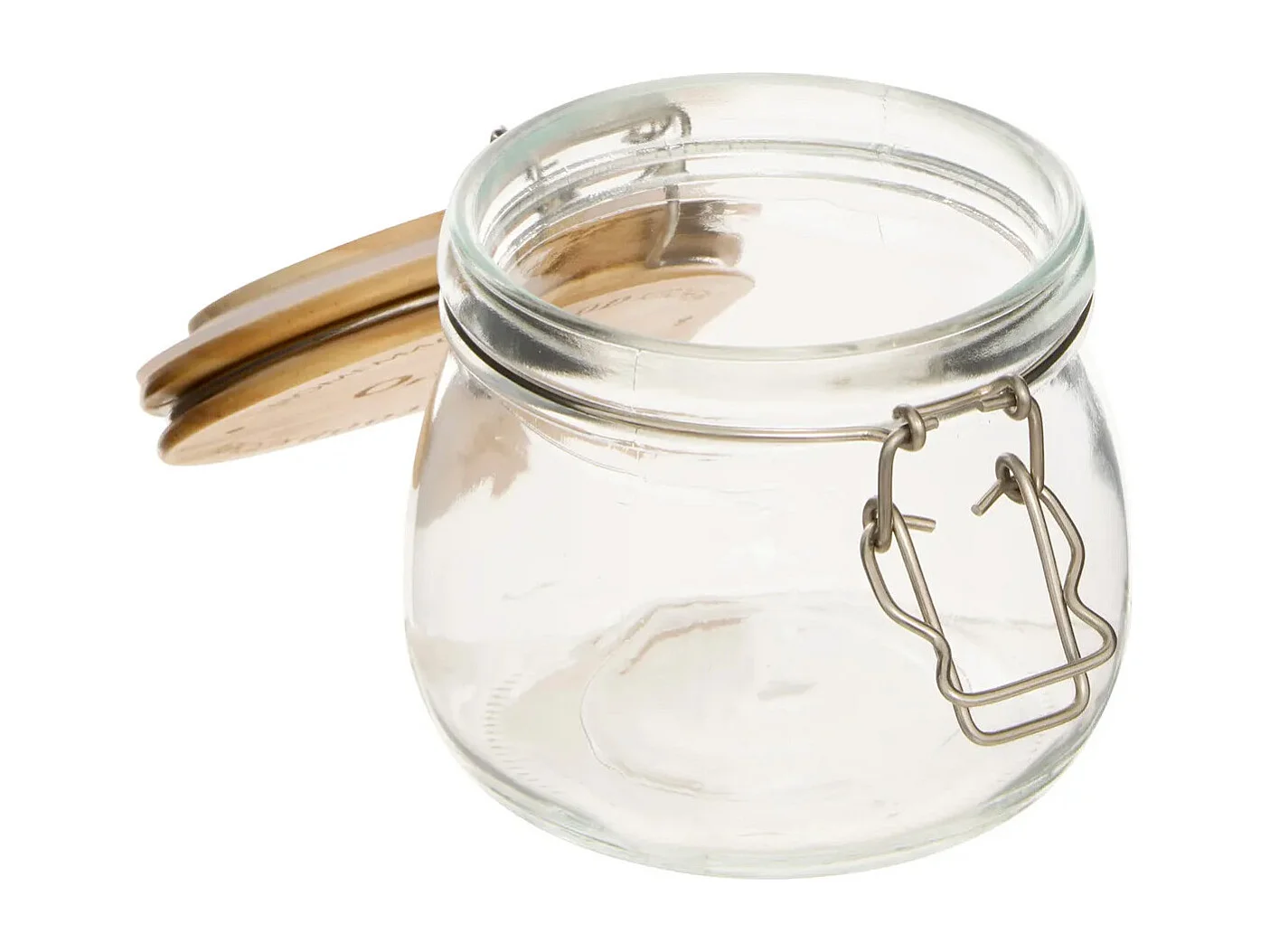 Bocal en Verre "Wording" 0,5L Transparent