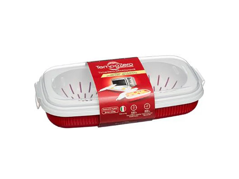 Boîte Micro-ondes Œufs "Tempo" 0,75L Rouge