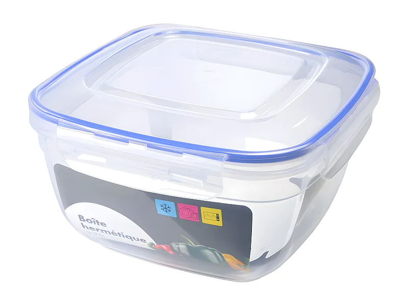 Boîte de Conservation Carrée "Tuny" 3,75L Bleu