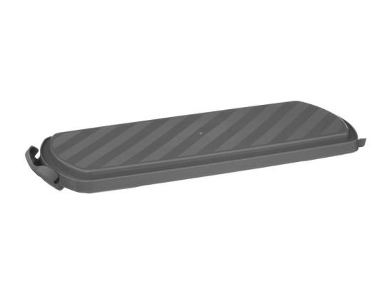vente unique Boîte à cake en plastique - Gris/Transparent - L 36 x P 13 3 cm