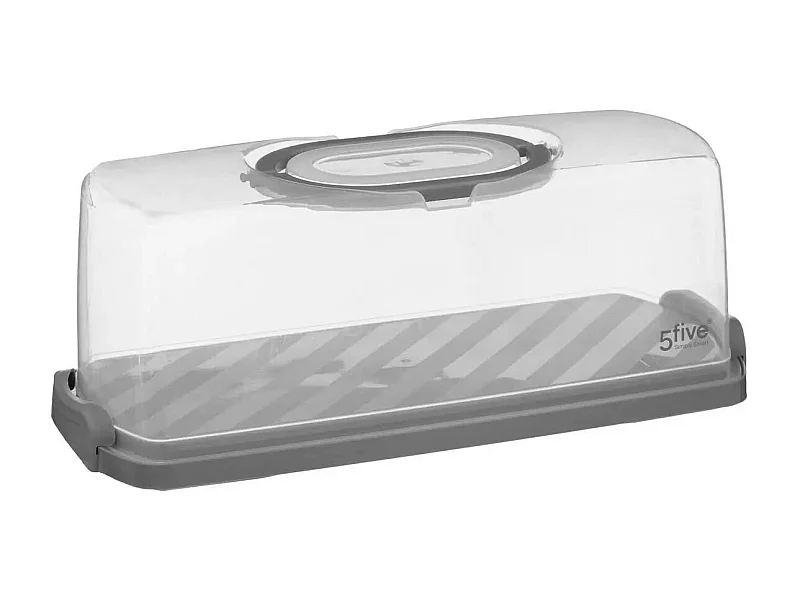 Boîte de Conservation Gâteaux "Cake" 36cm Gris
