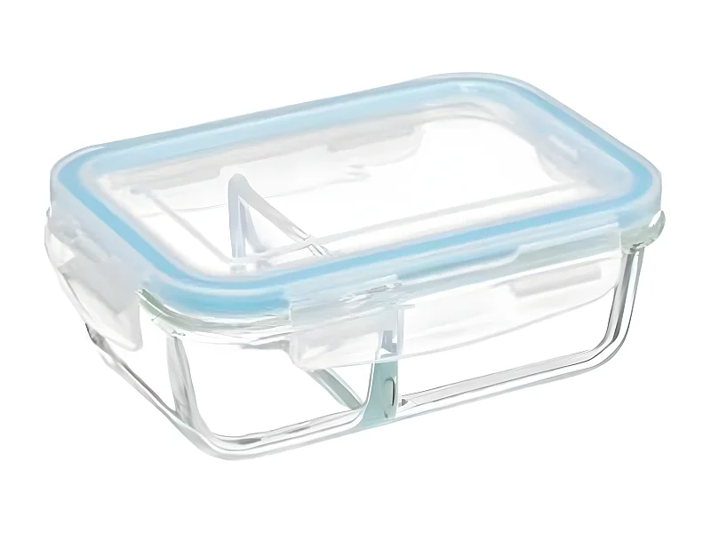 Boîte de Conservation Verre "Clipeat" 0,7L Bleu