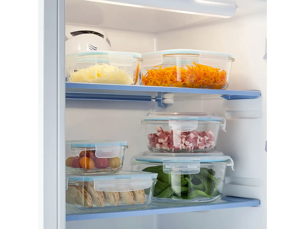 Boîte de Conservation Verre "Clipeat" 0,7L Bleu