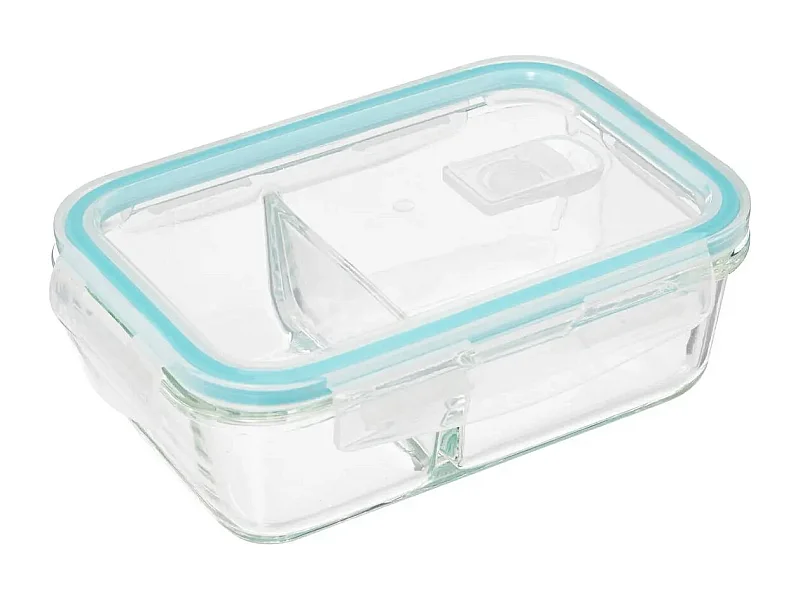 Boîte de Conservation Verre "Clipeat" 0,7L Bleu