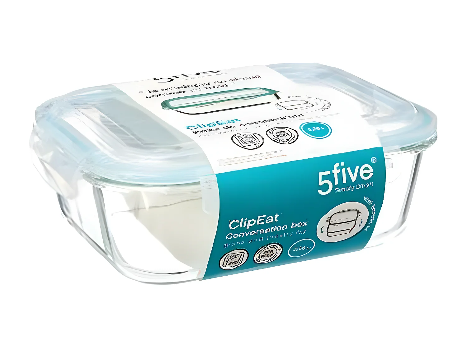 Boîte de Conservation "Clipeat" 2,26L Transparent