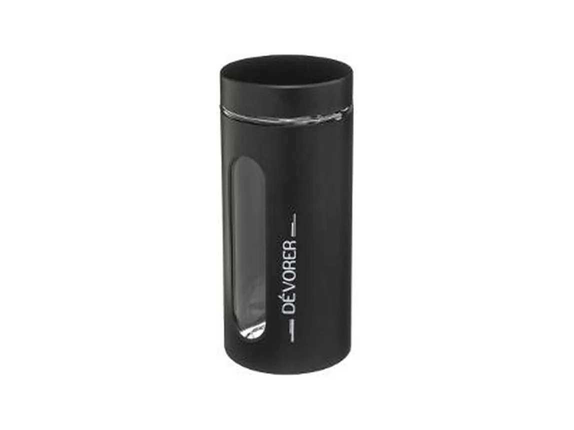 Bocal en Verre "Ublo" 1,25L Noir