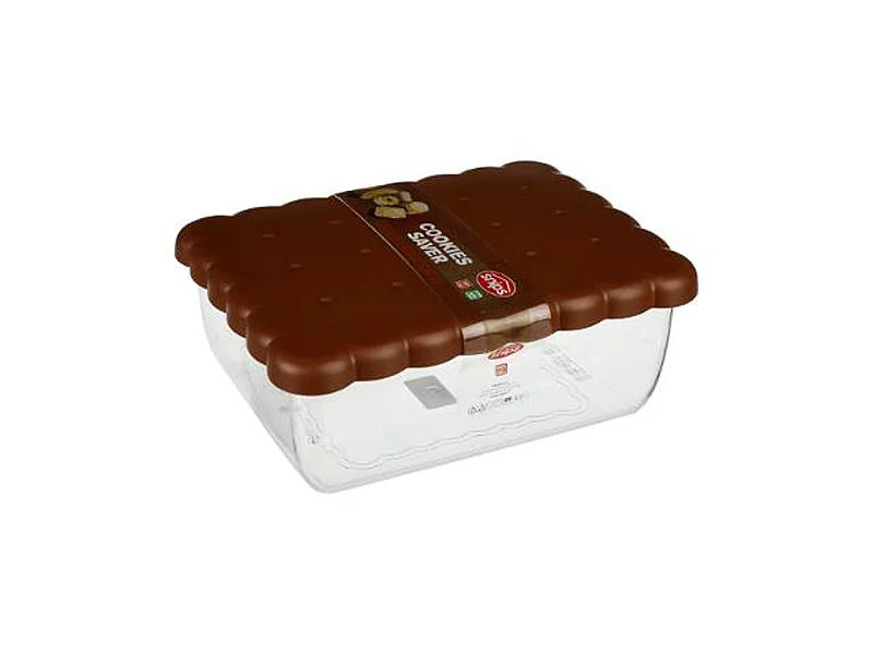 Boîte à Biscuits "Cookies" 2,7L Marron