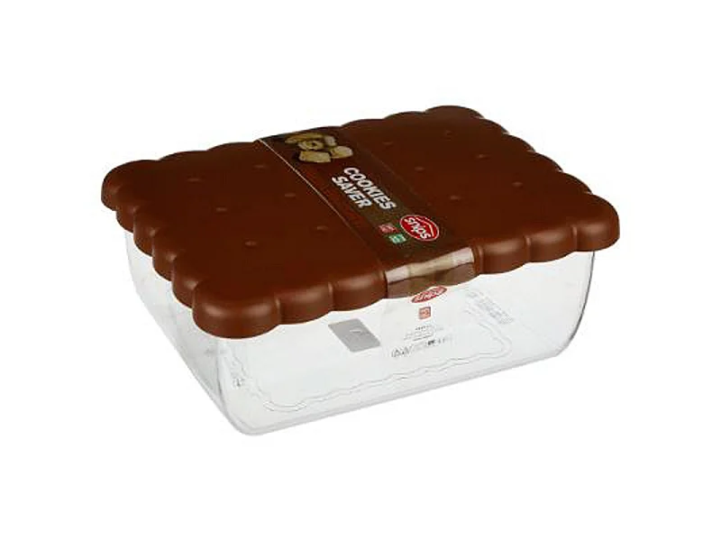 Boîte à Biscuits "Cookies" 2,7L Marron