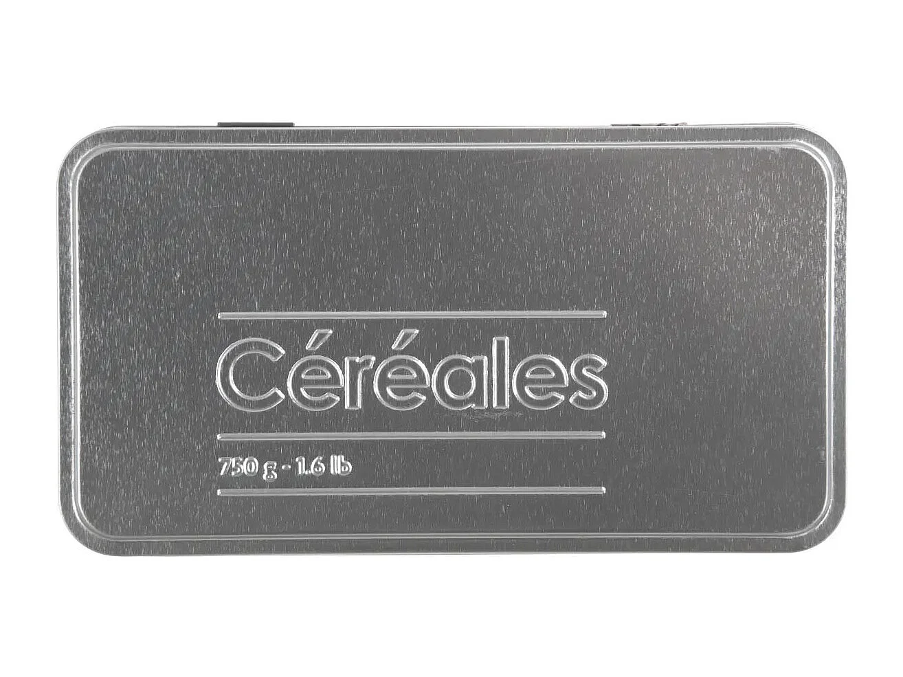 Boîte à Céréales "Relief II" 24cm Noir