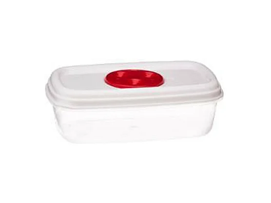 Lot de 5 Boîtes de Conservation "Micro-Ondes" 25cm Blanc