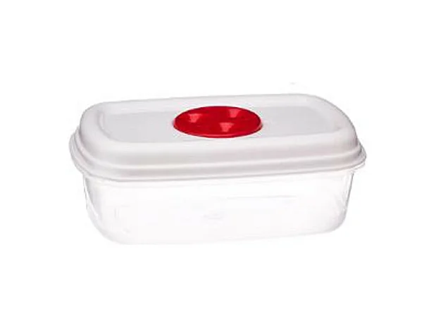 Lot de 5 Boîtes de Conservation "Micro-Ondes" 25cm Blanc