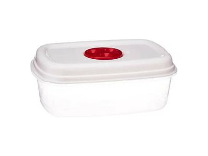 Lot de 5 Boîtes de Conservation "Micro-Ondes" 25cm Blanc