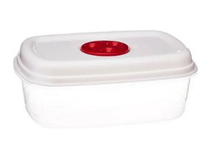 Lot de 5 Boîtes de Conservation "Micro-Ondes" 25cm Blanc