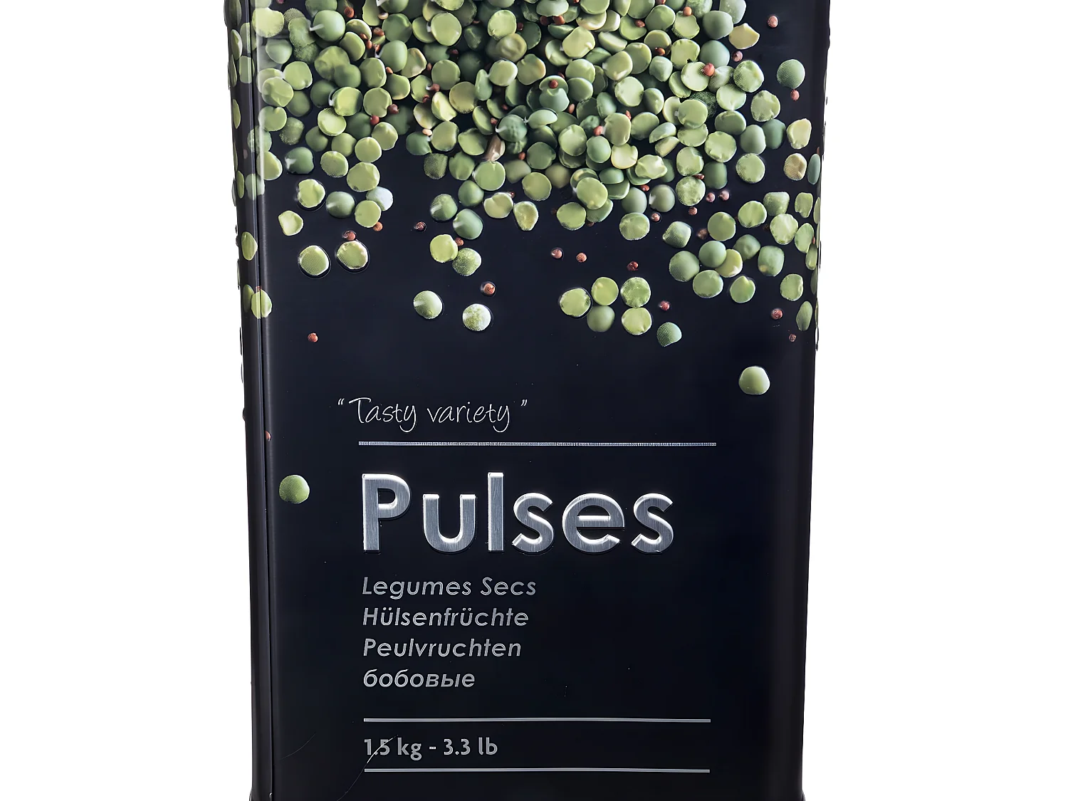 Boîte à Légumes Secs "Relief II" 18cm Noir