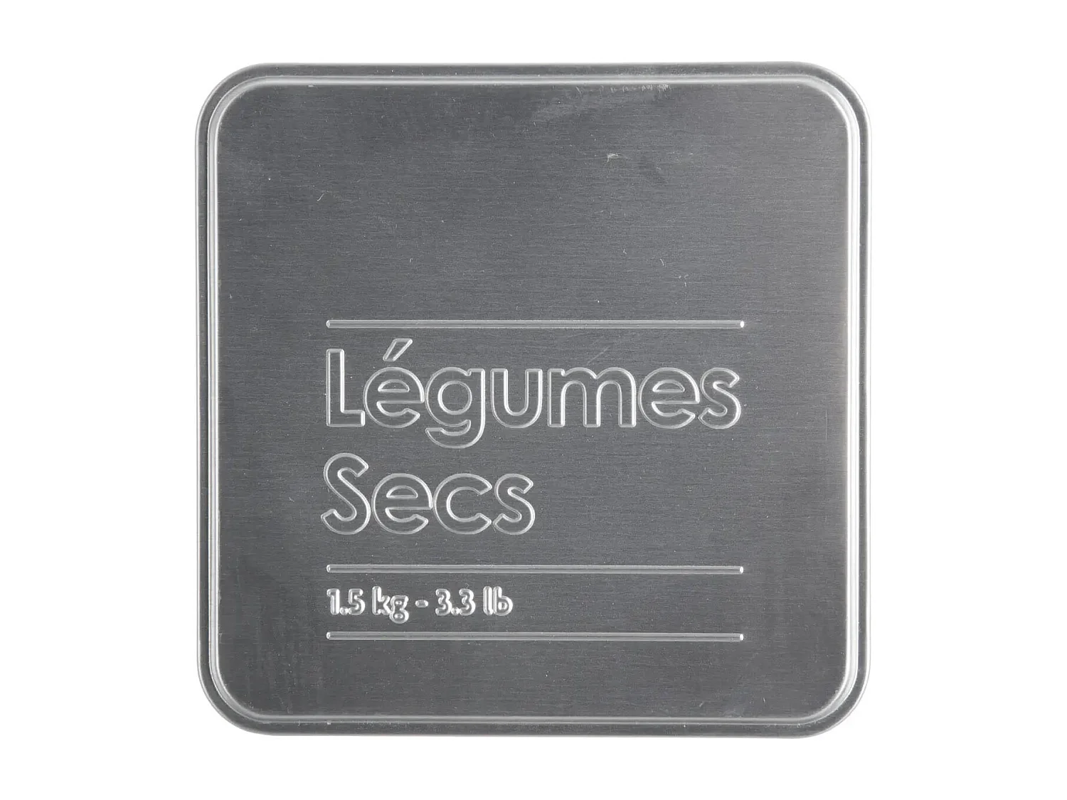 Boîte à Légumes Secs "Relief II" 18cm Noir