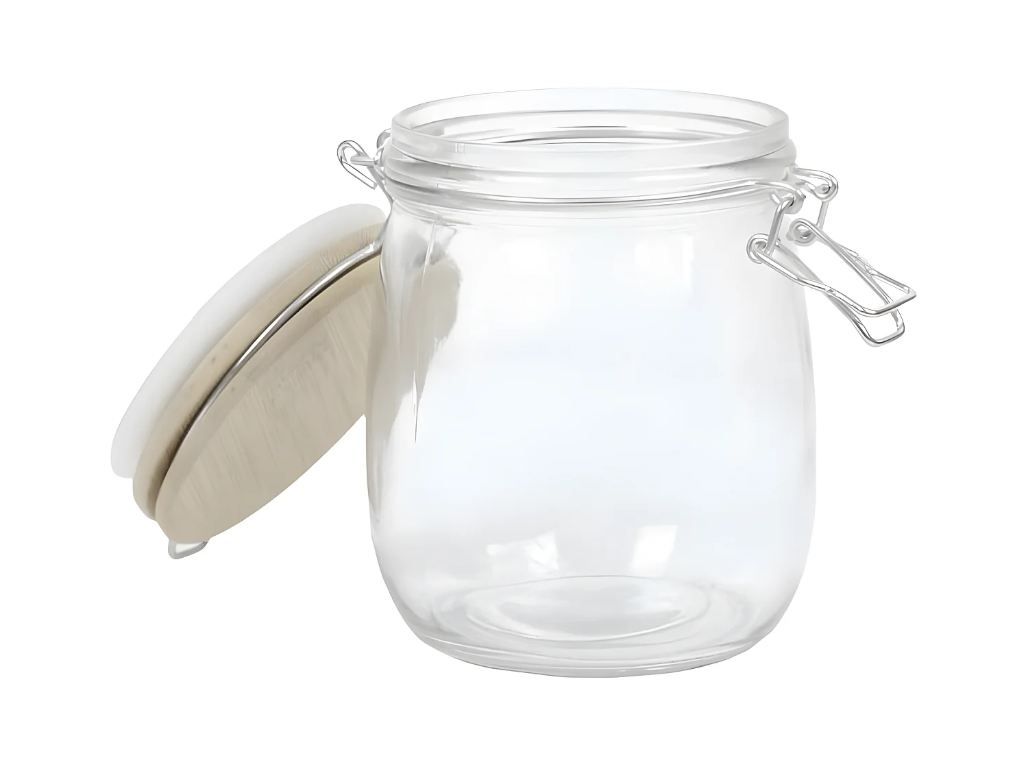 Bocal de Conservation "Nourriture" 75cl Transparent