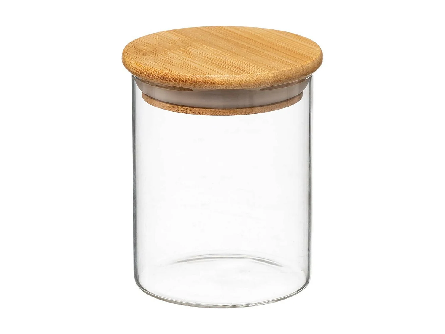 Lot de 3 Bocaux en Verre "Bambou" 0,47L Naturel