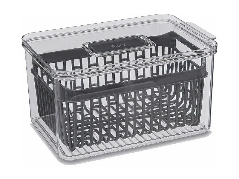 Boîte de Conservation Frigo "Tidy" 24cm Gris