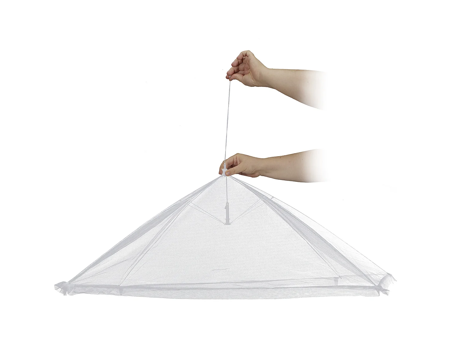 Cloche Moustiquaire Retractable 120x65cm Blanc