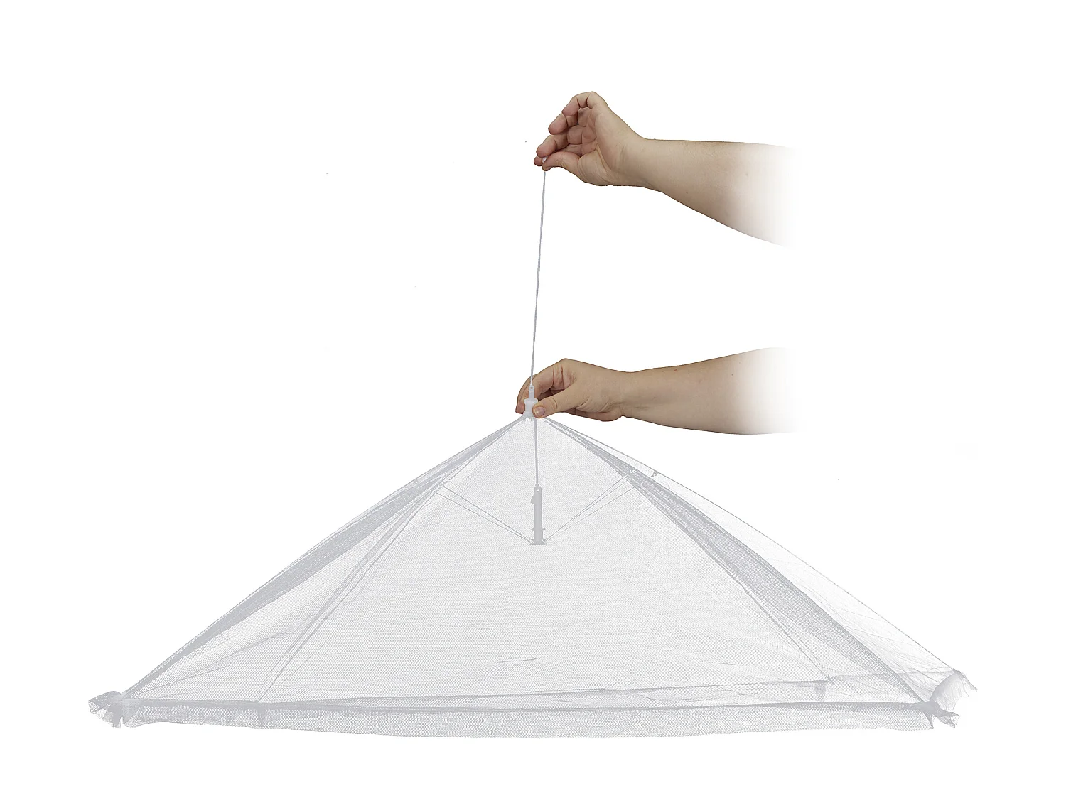 Cloche Moustiquaire Retractable 120x65cm Blanc