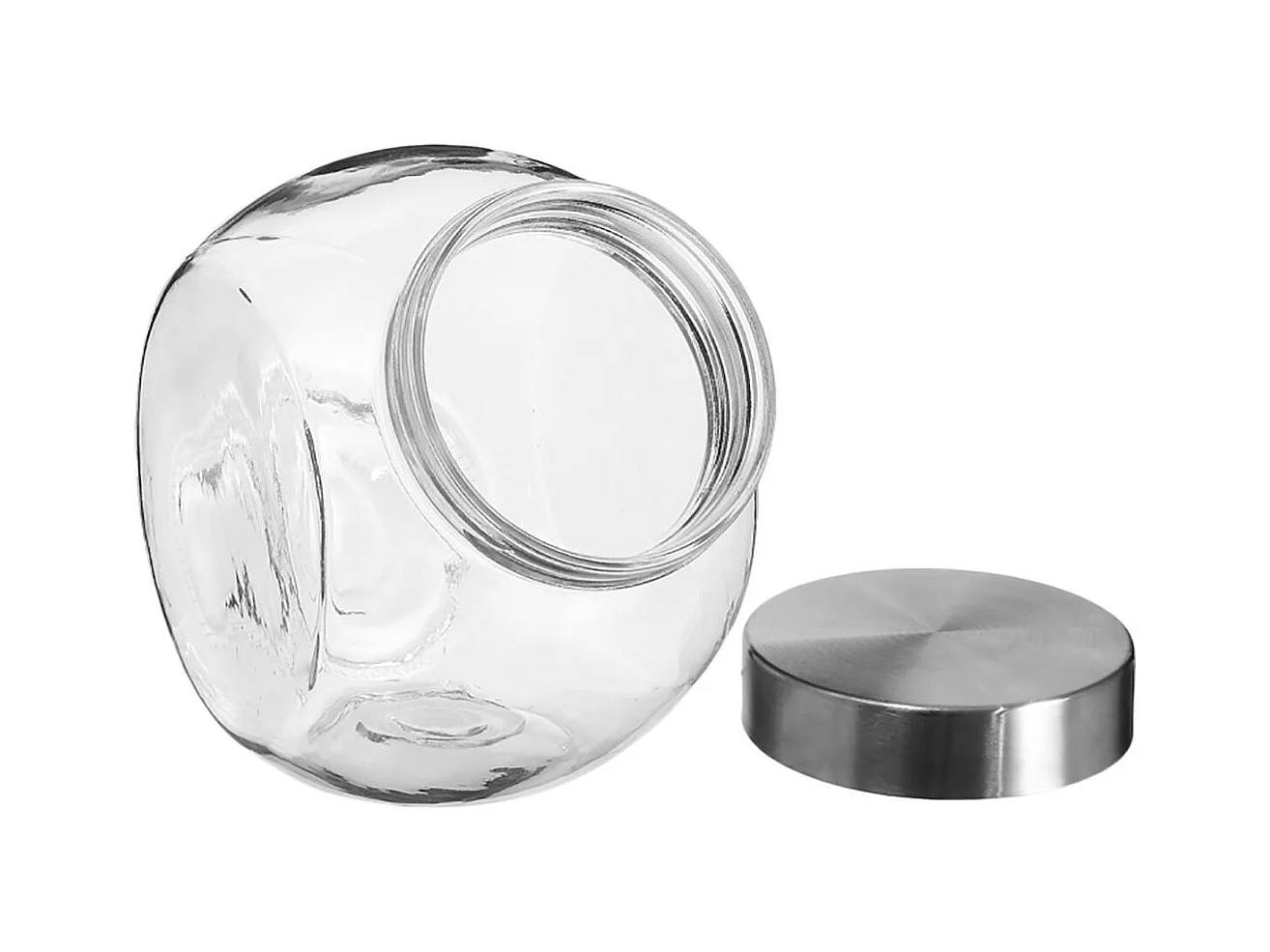 Bocal en Verre "Bonbons" 1,5L Transparent