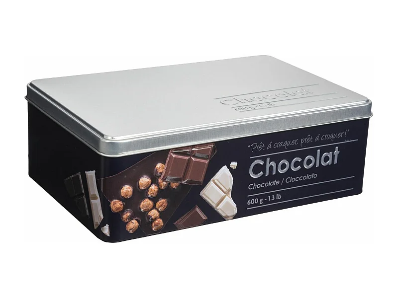 Boîte à Chocolat "Relief II" 20cm Noir