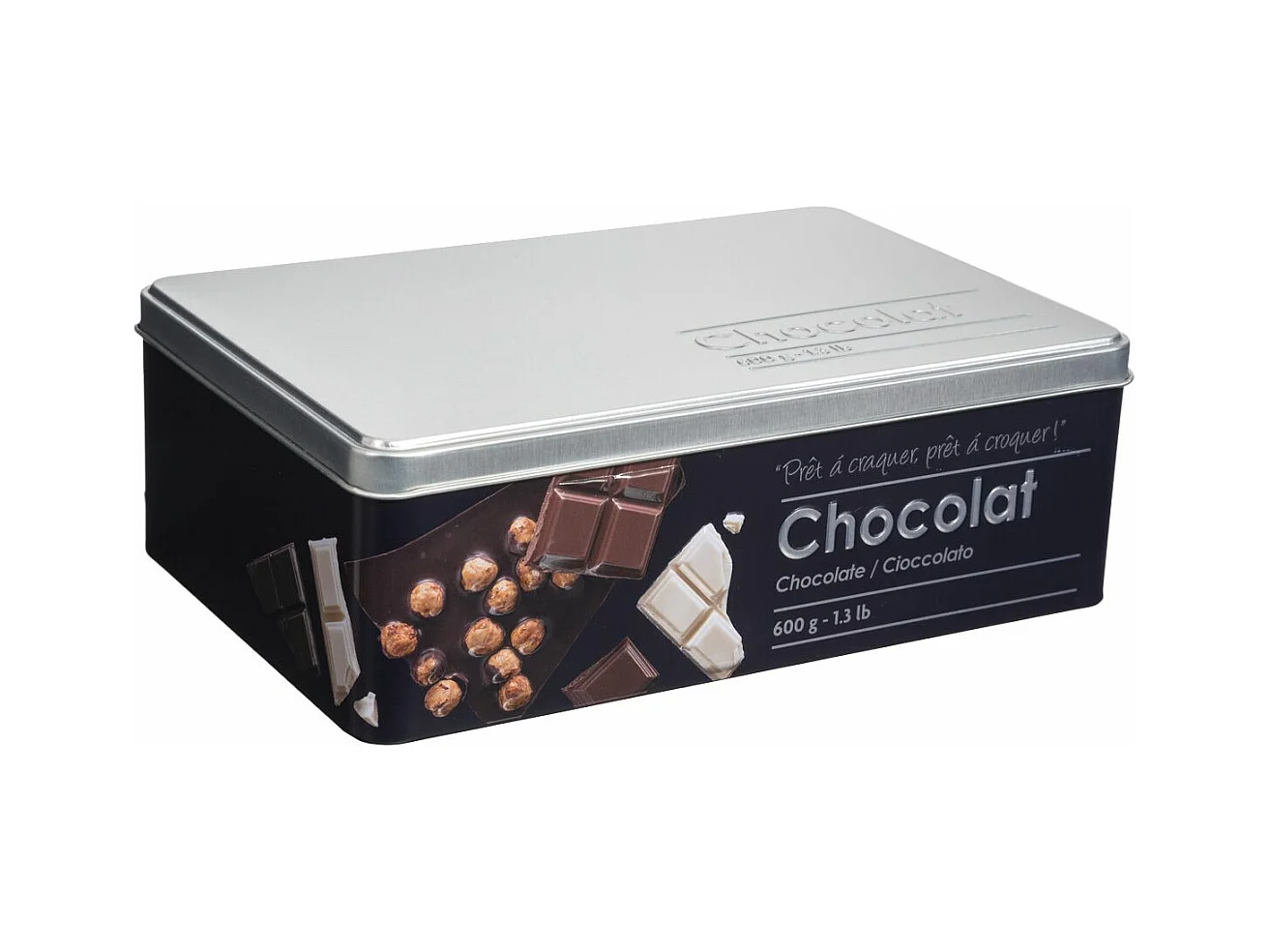 Boîte à Chocolat "Relief II" 20cm Noir