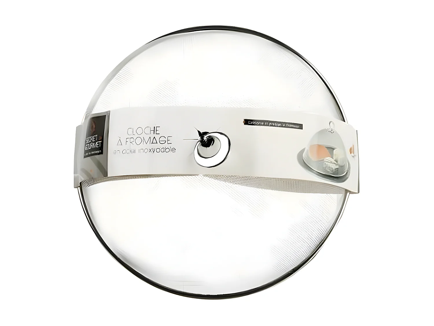 Cloche à Fromage "Inox" 30cm Argent