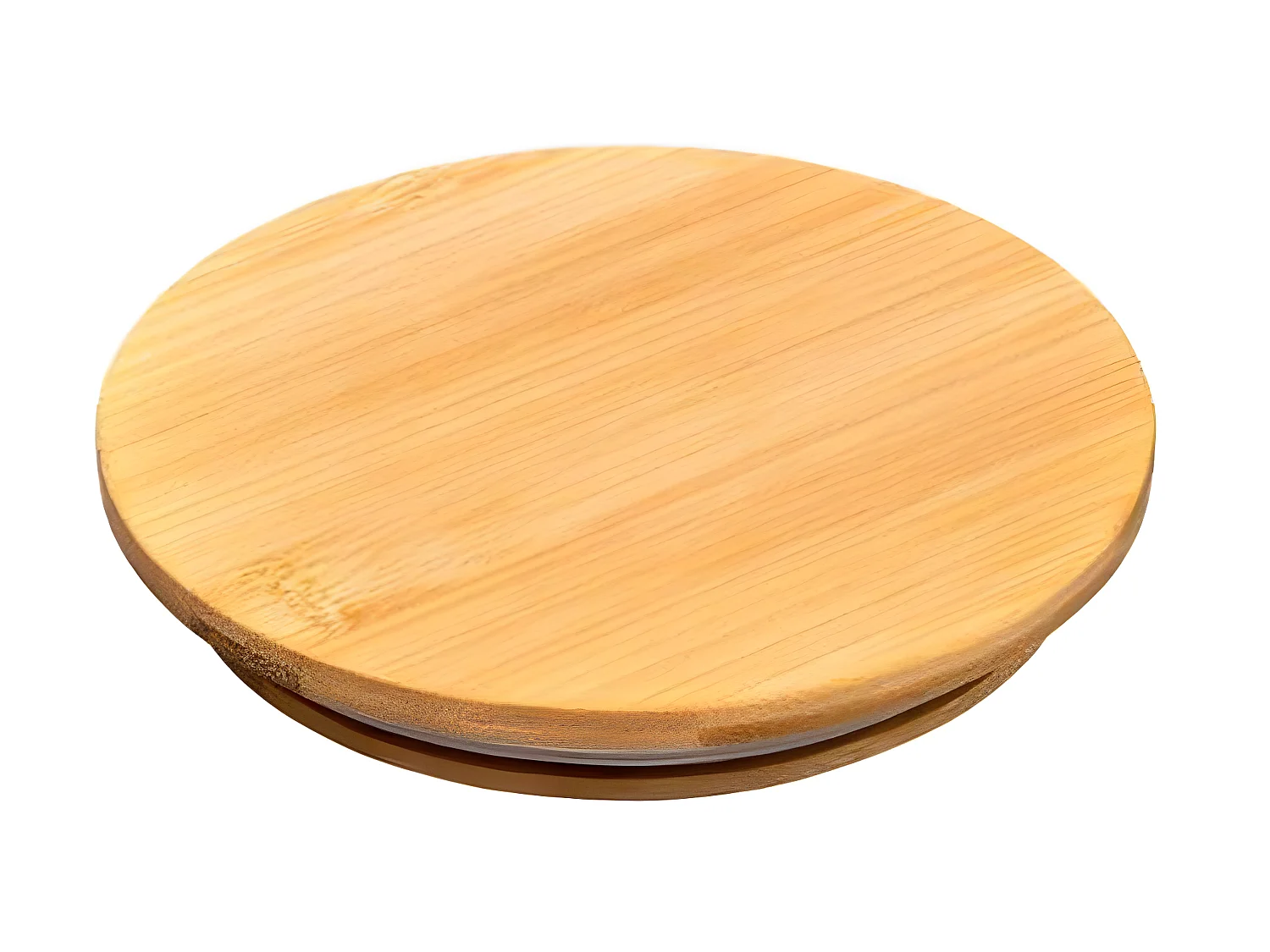 Bocal de Conservation "Bambou" 1,5L Blanc & Naturel