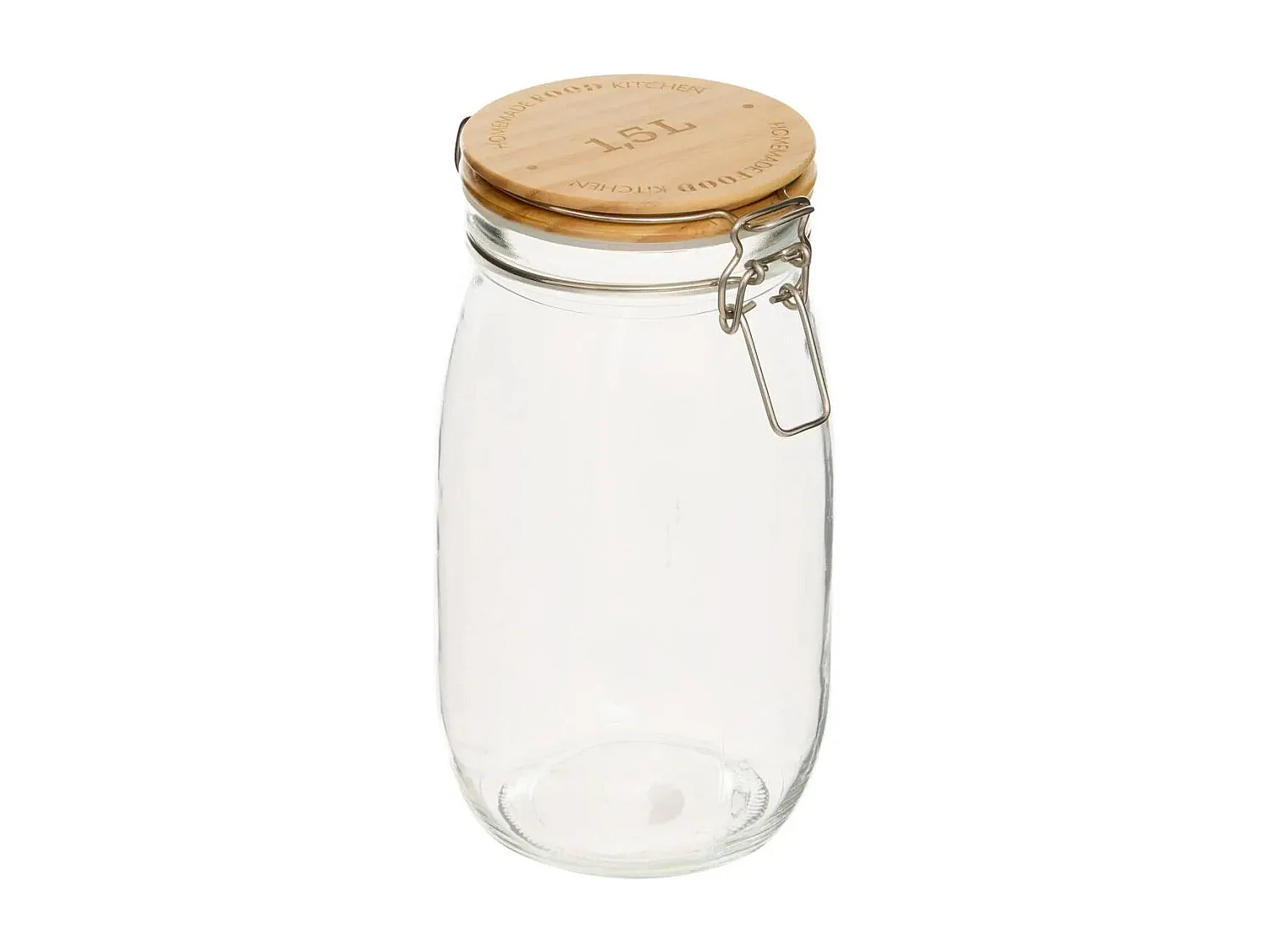 Bocal en Verre "Wording" 1,5L Transparent