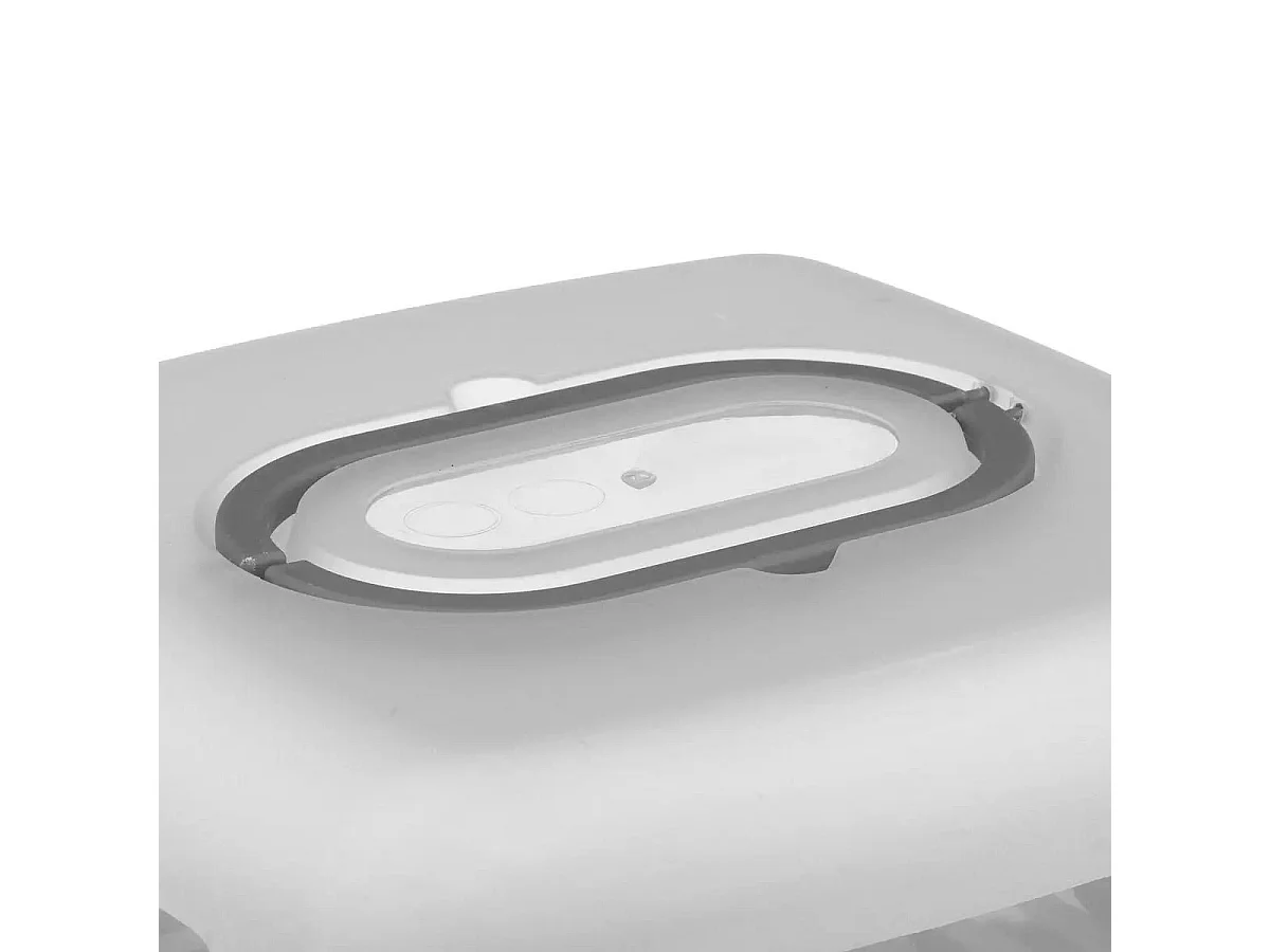 Boîte de Conservation Gâteaux Carrée "Cake" 36cm Gris