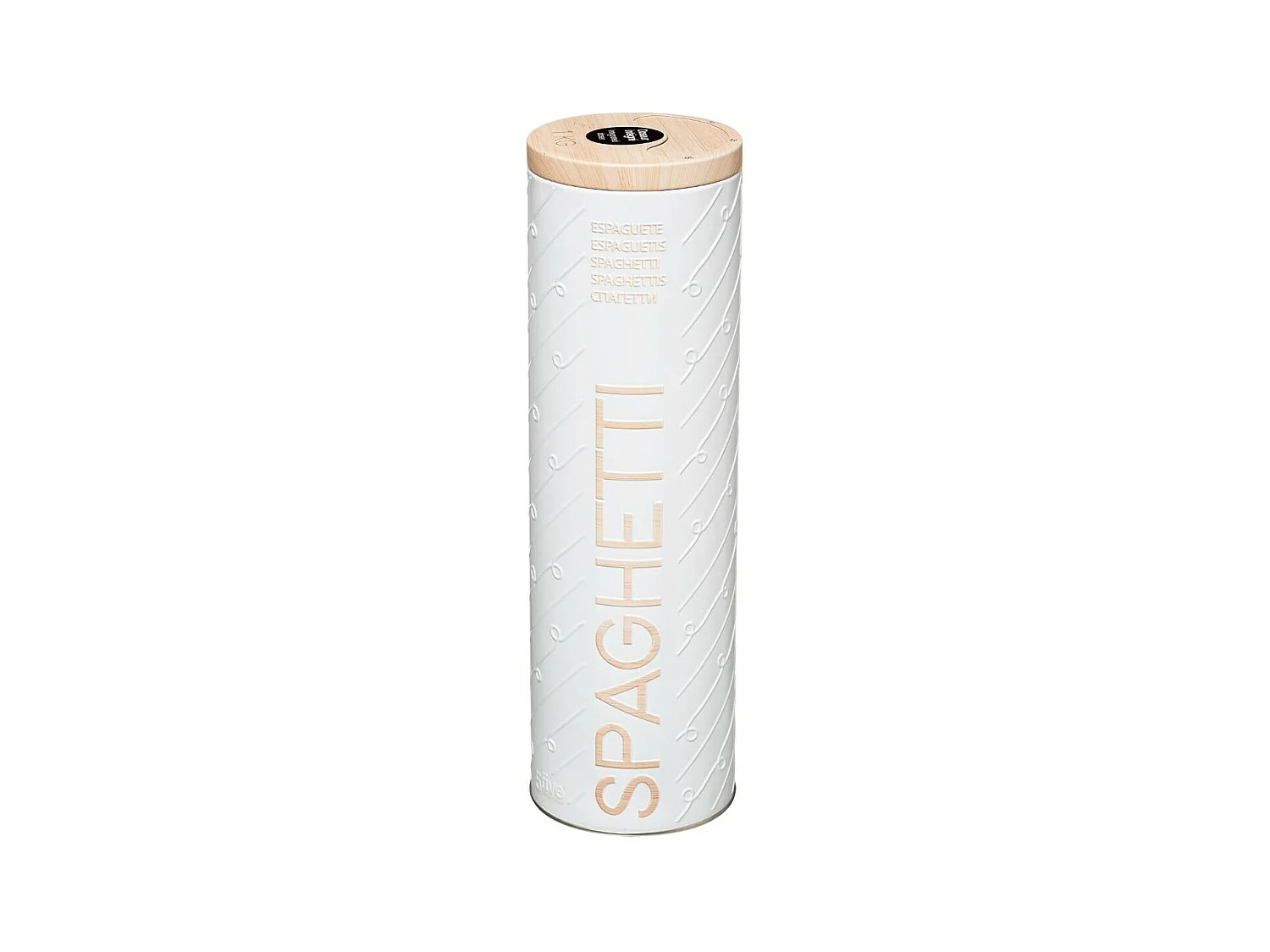 Boîte à Spaghettis "Scandi" 28cm Blanc