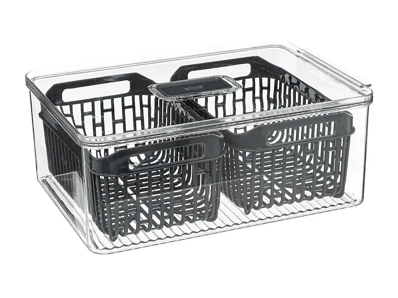 Boîte de Conservation Frigo "Tidy II" 32cm Gris