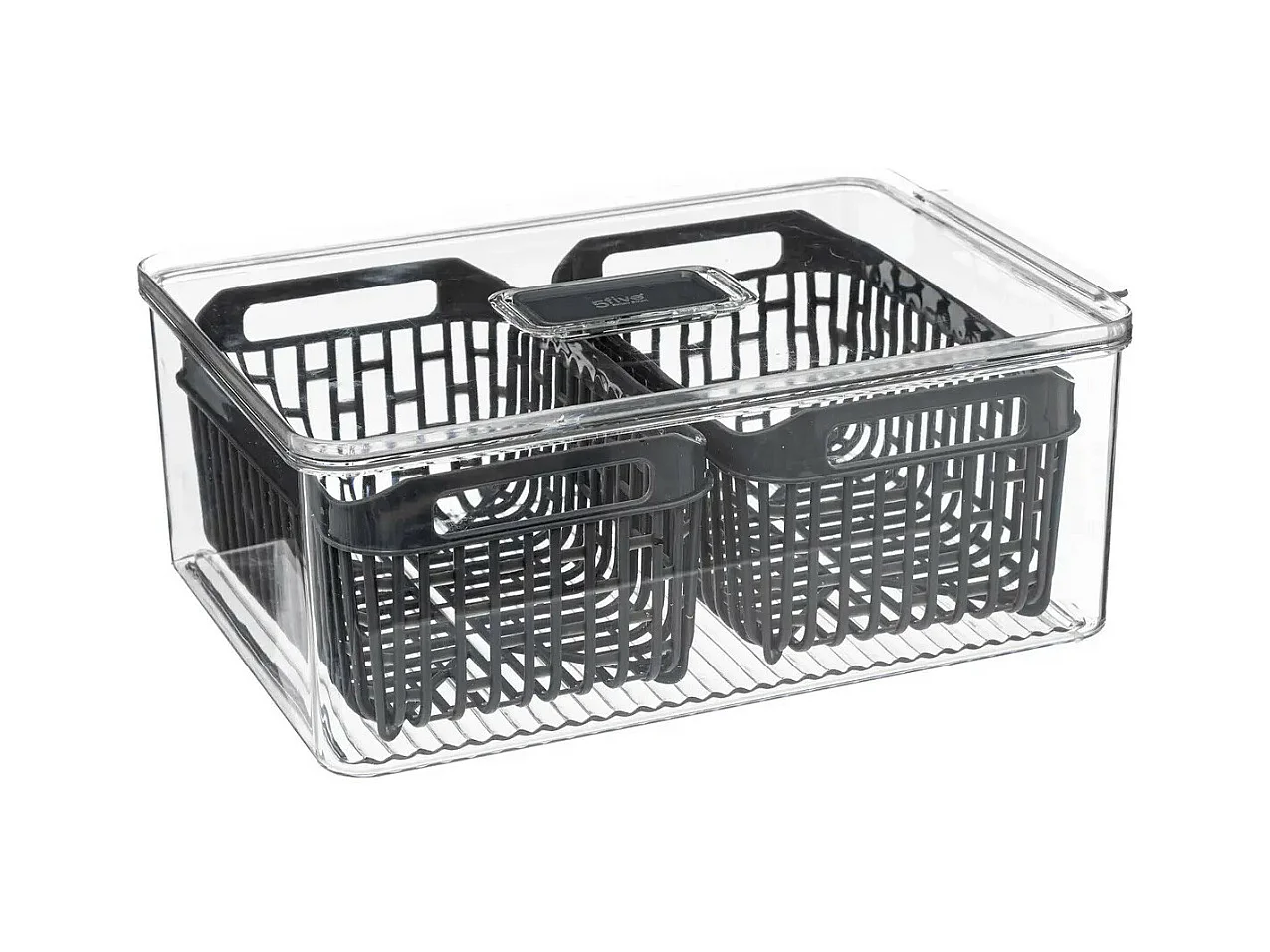 Boîte de Conservation Frigo "Tidy II" 32cm Gris