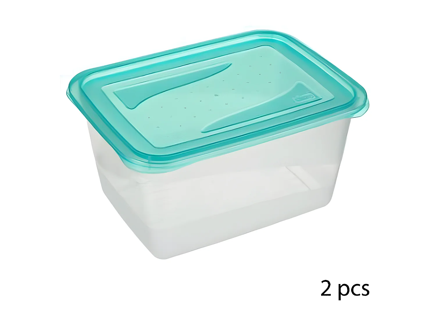 Lot de 2 Boîtes de Conservation "Fresh & Freeze" 2L Bleu