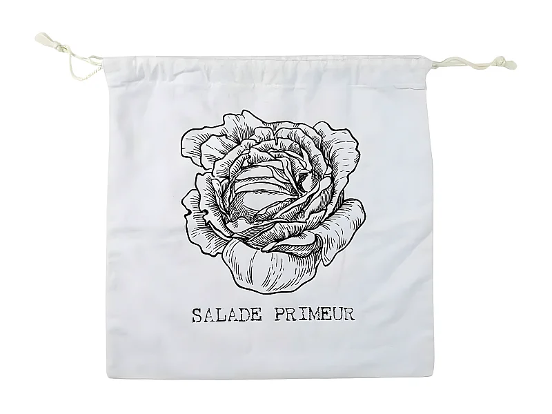 Sac de Conservation "Salade" 35cm Beige