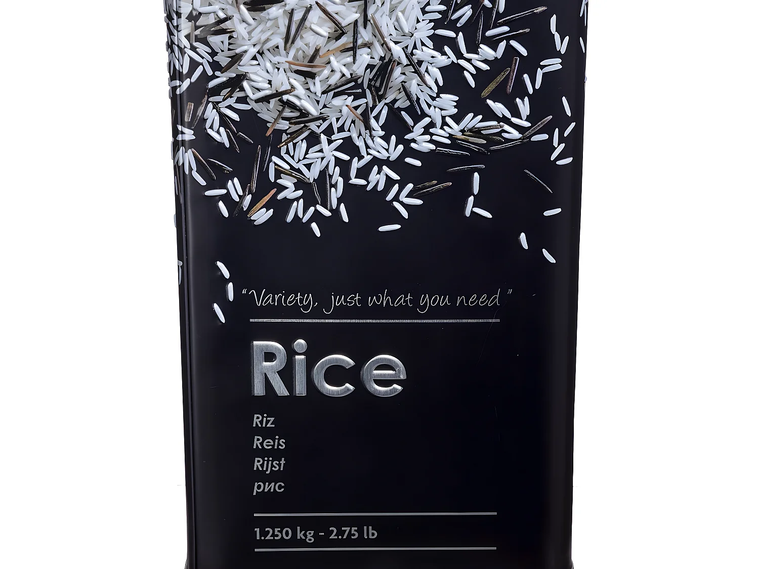 Boîte à Riz "Relief II" 18cm Noir