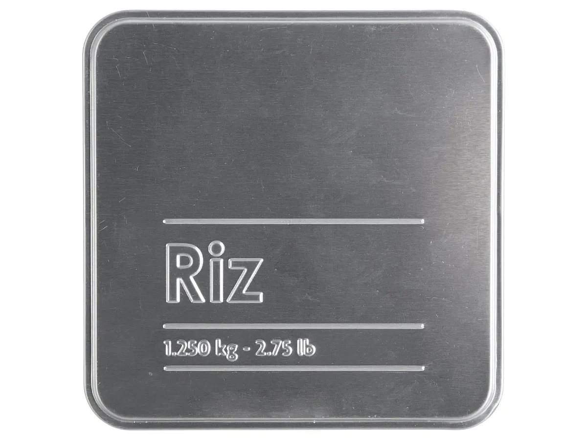 Boîte à Riz "Relief II" 18cm Noir