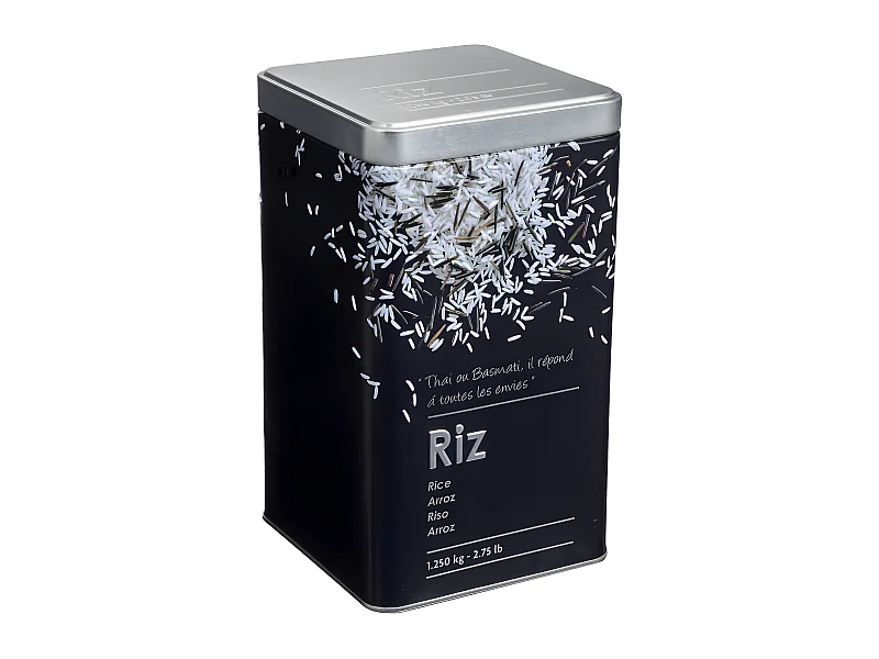 Boîte à Riz "Relief II" 18cm Noir