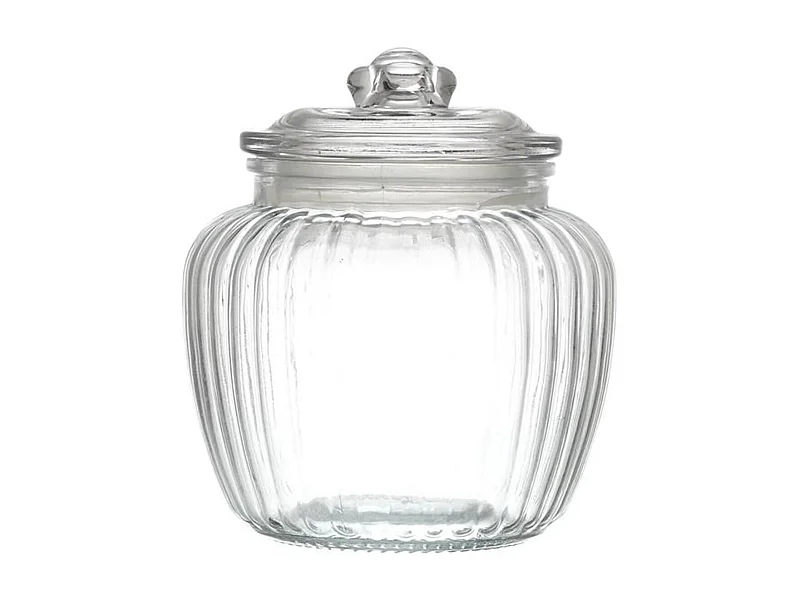 Bocal à Biscuits Rond "Verre" 60cl Transparent