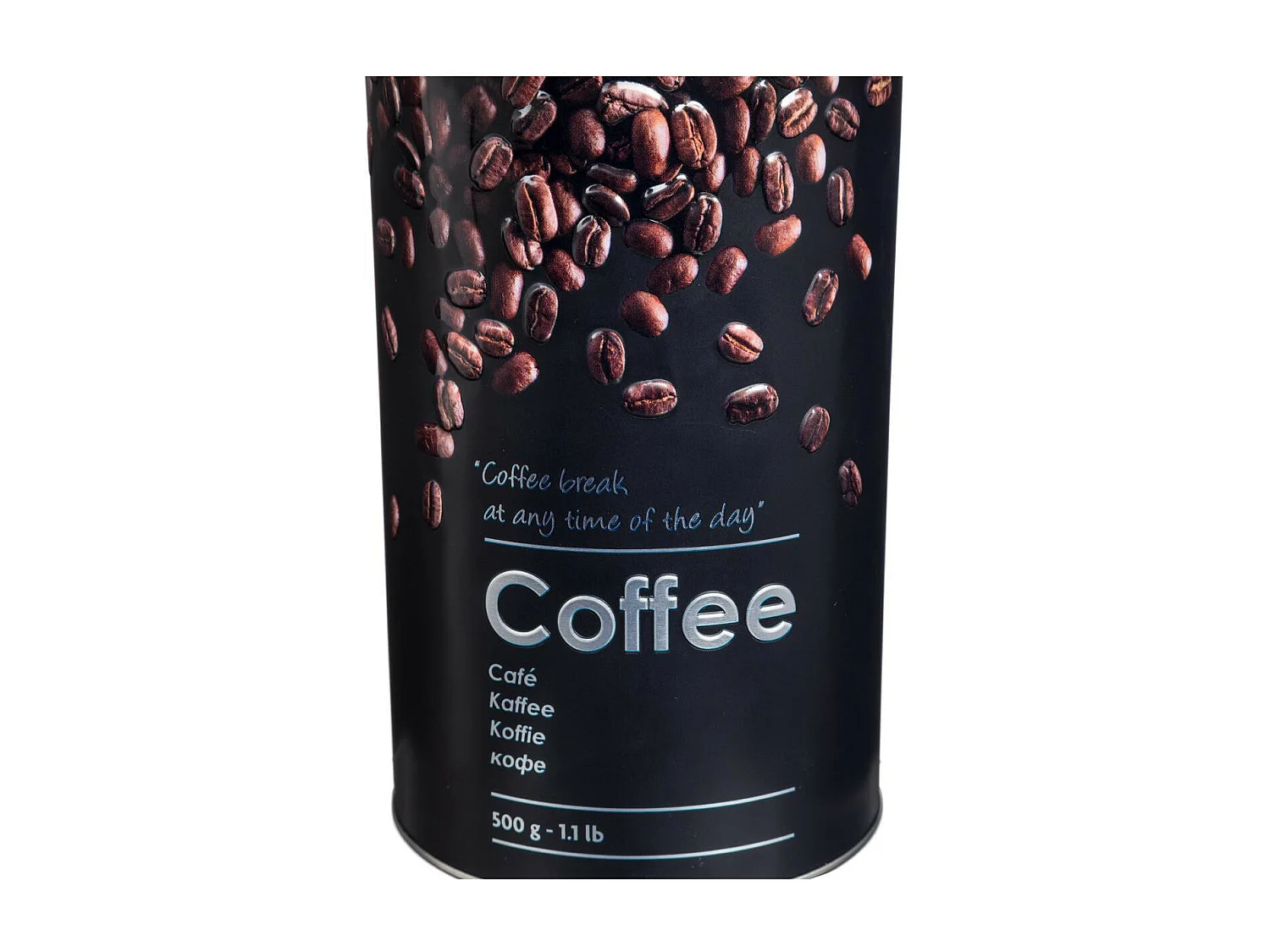 Boîte à Café "Relief II" 19cm Noir