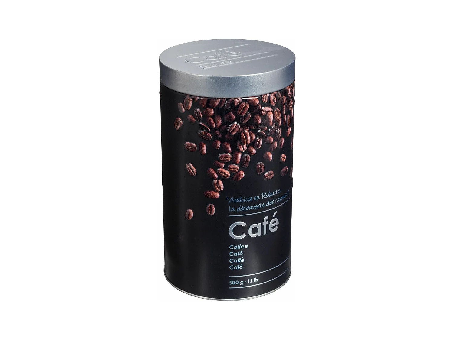 Boîte à Café "Relief II" 19cm Noir