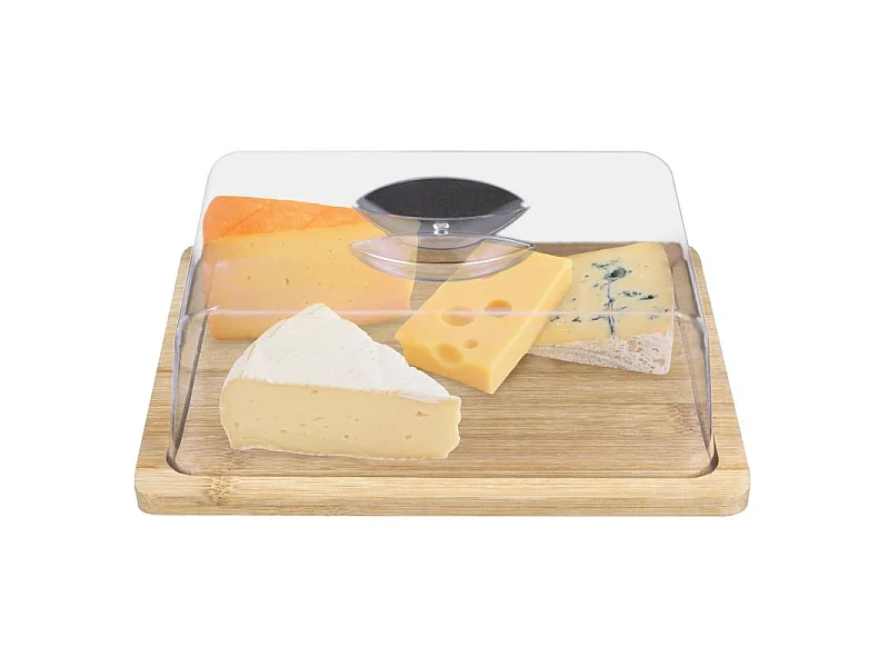Plateau à Fromage & Cloche "Tomme" 24cm Naturel