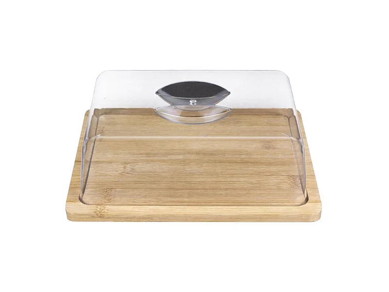 Plateau à Fromage & Cloche "Tomme" 24cm Naturel