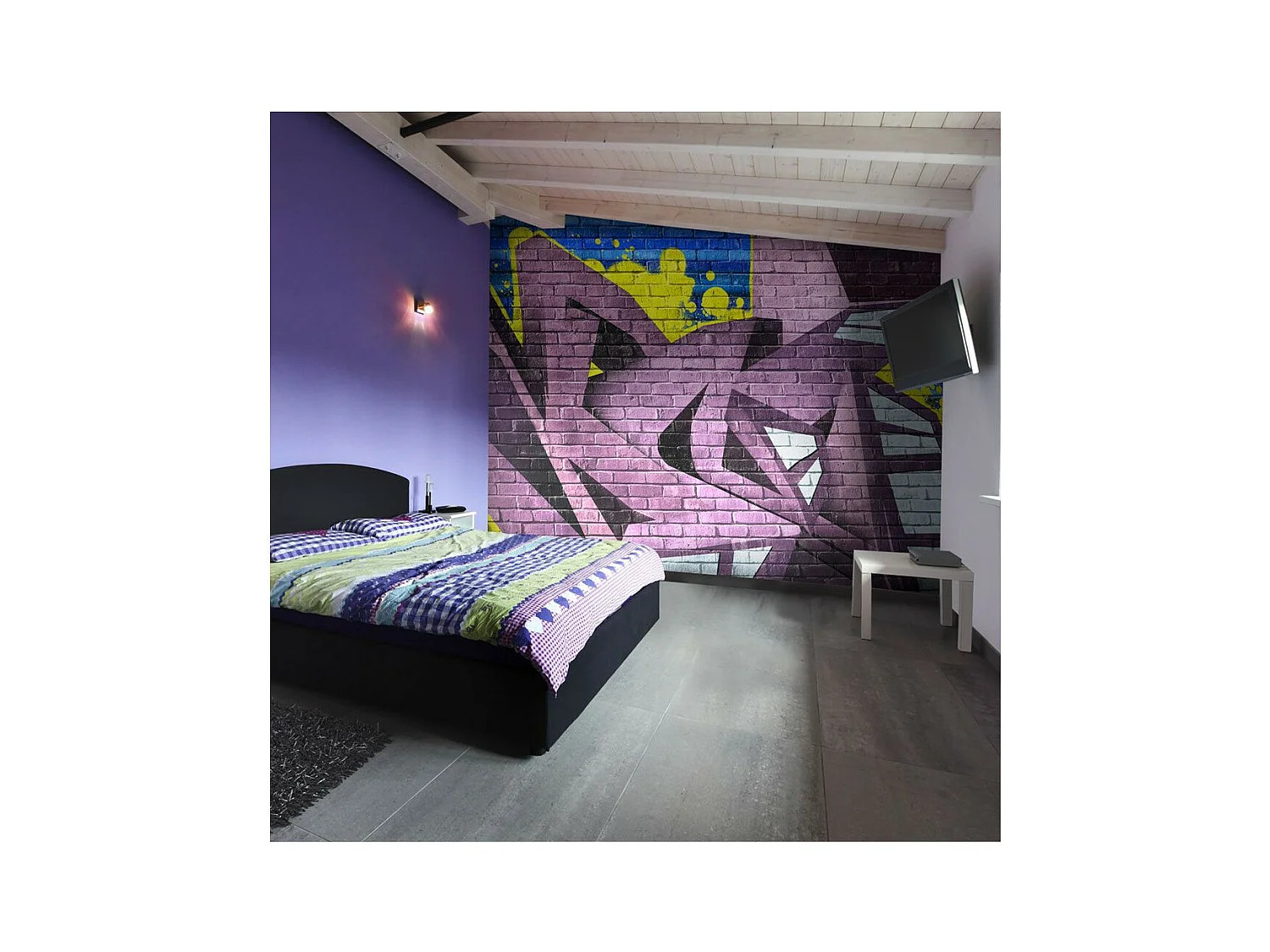 Papier Peint "Street Art Graffiti II" 154 x 200 cm