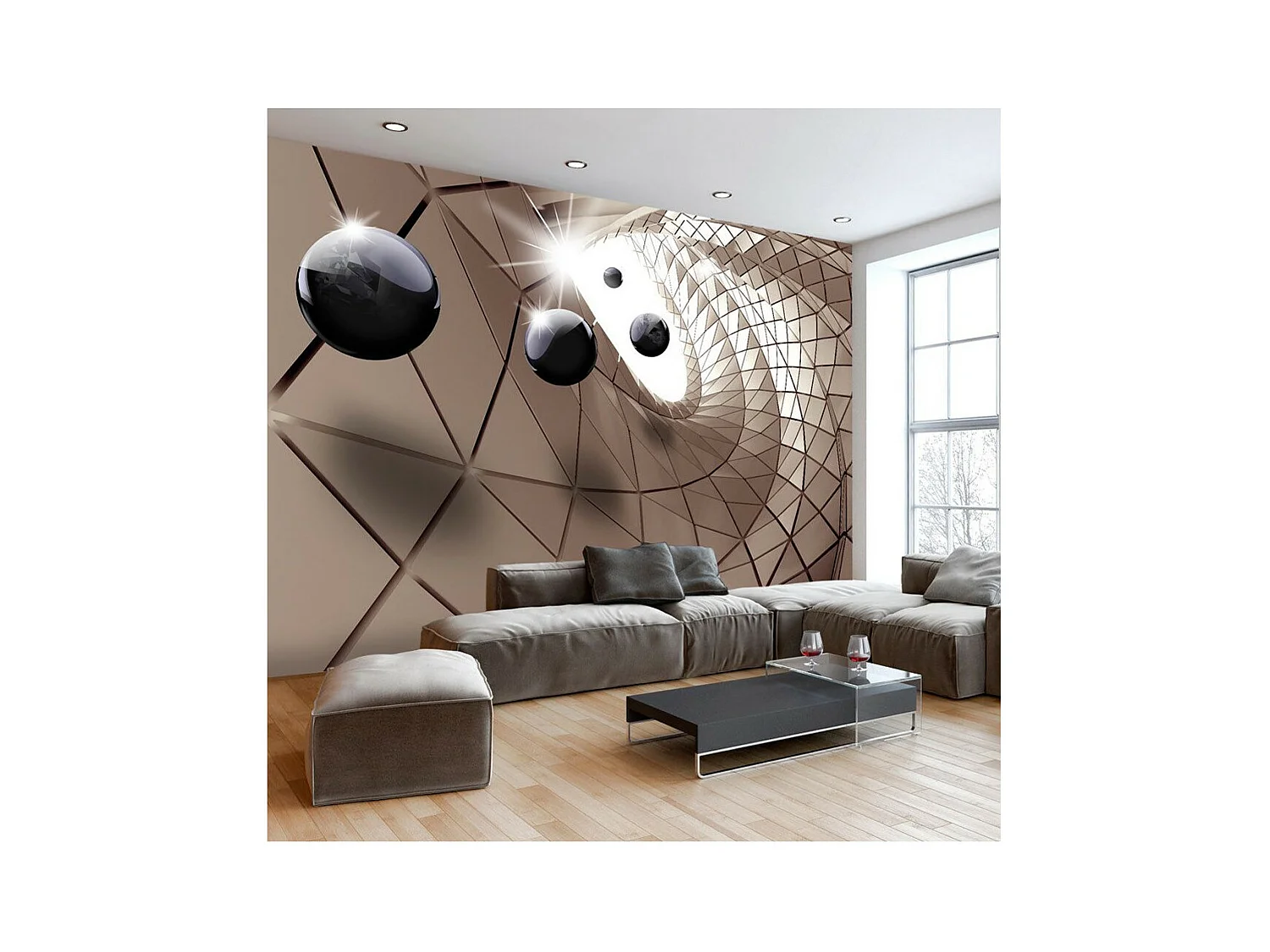 Papier Peint "Abstract Utopia" 105 x 150 cm