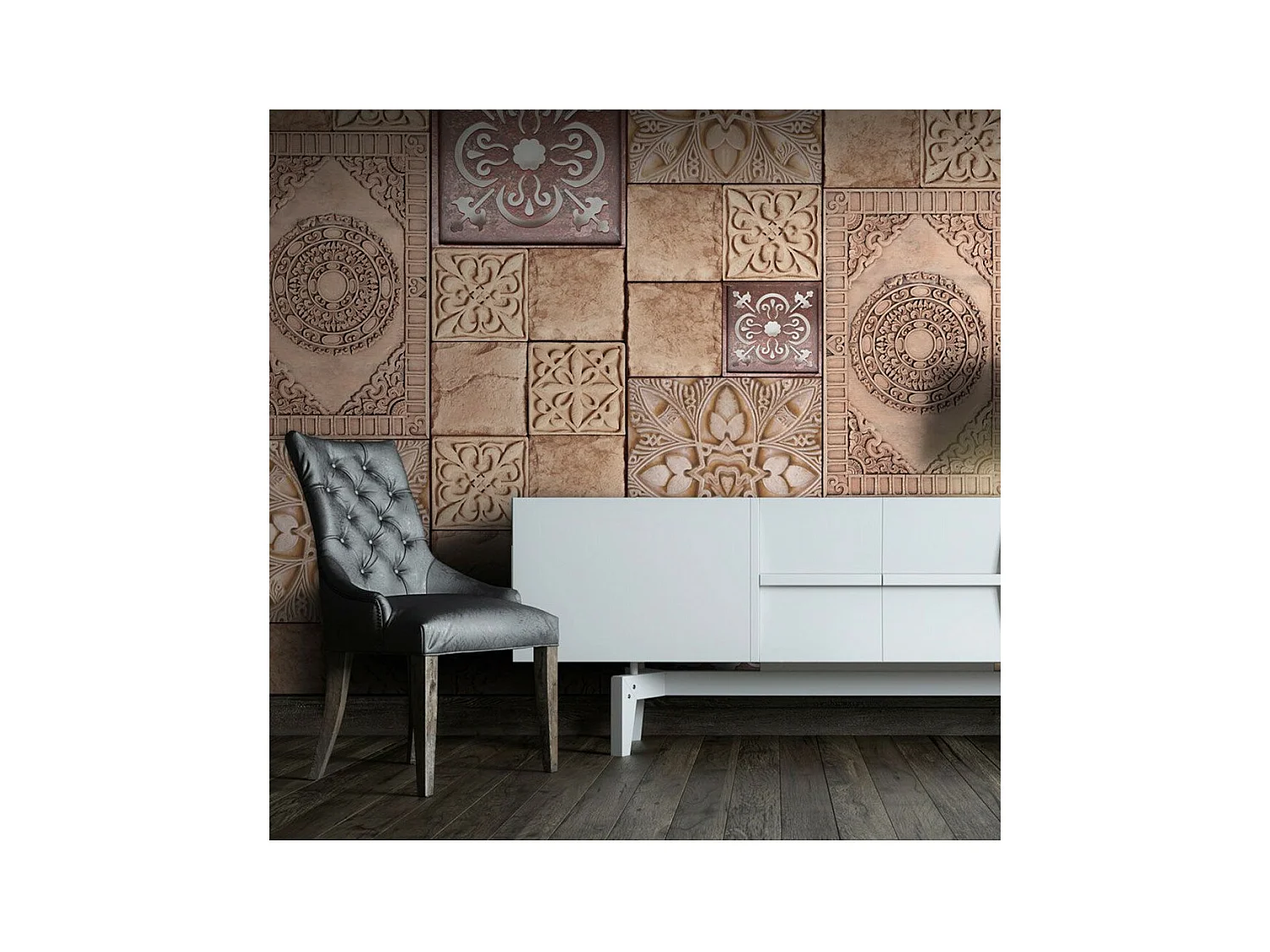 Papier Peint "Motifs en Pierre" 50x1000cm