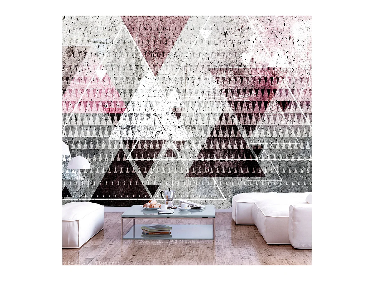 Papier Peint "Triangles" 175 x 250 cm